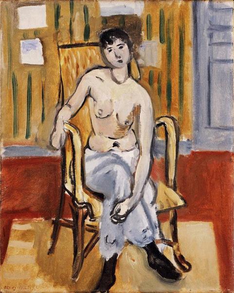 Henri Matisse seatd figure
